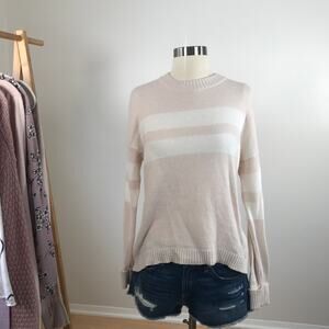 American Eagle • Crewneck Varsity Stripe Sweater